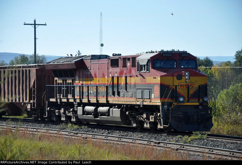 Tied down grain train